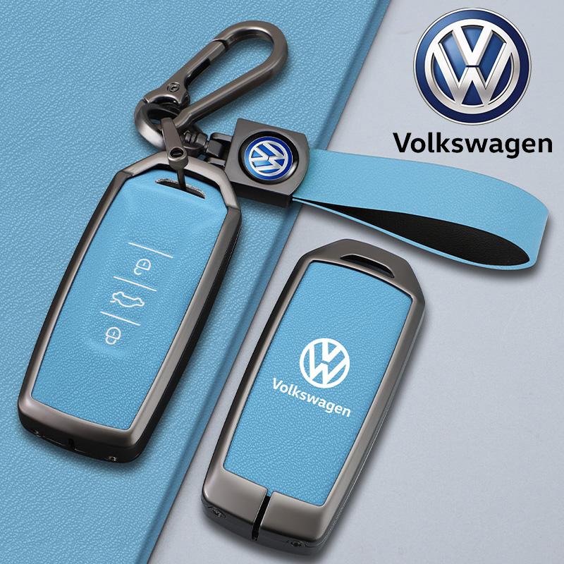 2026 Горячий Для VW VOLKSWAGEN Сплав Цинка Кожаный Чехол-Брелок Для Автомобильного Пульта ДУ Защитный Держатель Оболочка Для VW Volkswagen Touareg 2019 20