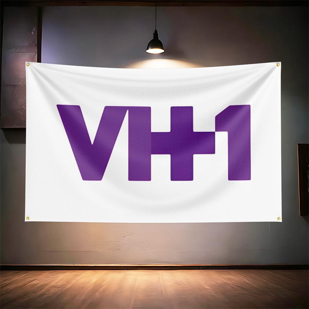 Rock Music Flag 3x5ft For Vh1 Fans Banner Hd Print Brass Grommet Garage Bedroom Living Room Dorm Wall Decor Tapestry