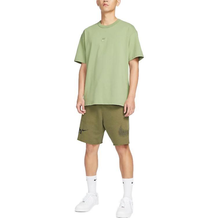 Nike T Shirt Men's Yellow Green DO7393-386