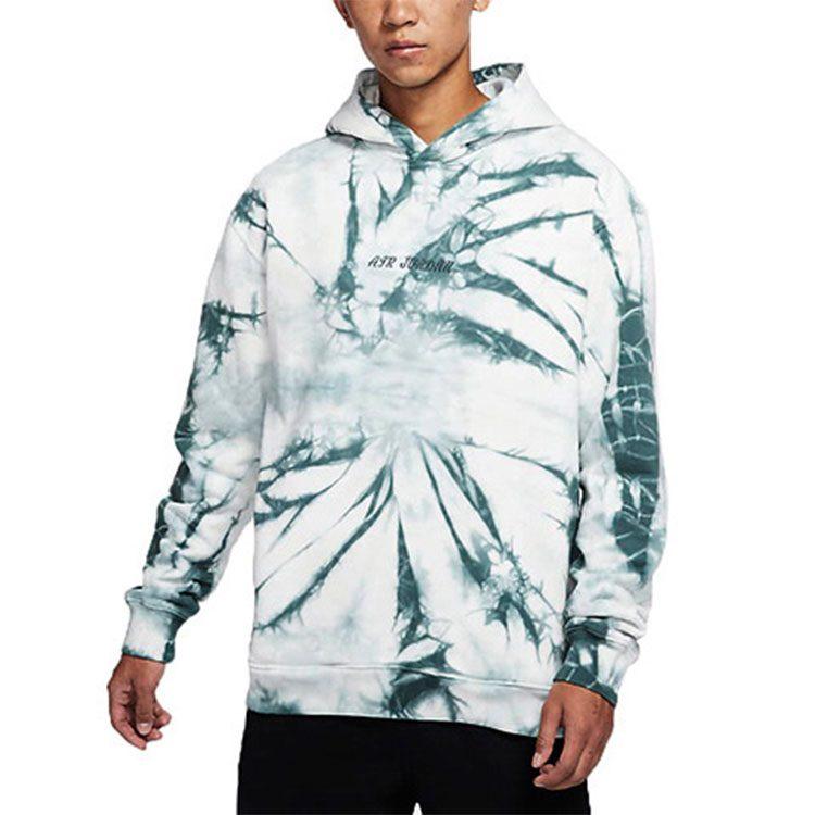 Jordan Sweatshirts Men's Green Hooded Non Detachable Moderate Other DR2647-133