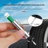 Tire Treads Depth Gauges Grooves Measure Tool Steel Auto Car Truck Depthometer Tire Depth Gauges 0-25mm