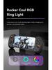D8 Телескопический Bluetooth игровой контроллер с RGB подсветкой и вибрацией