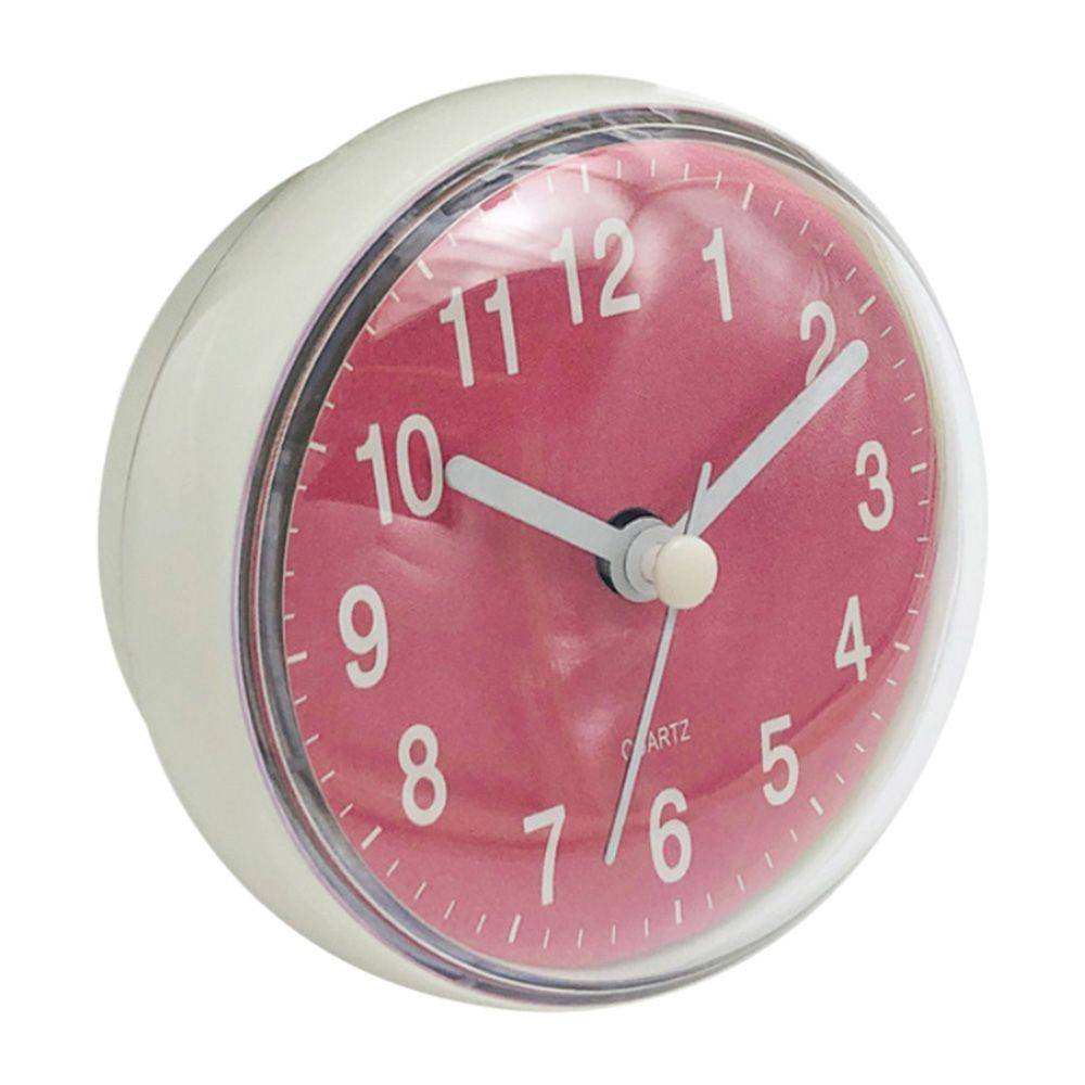Clock Art Minimalist Battery Powered Mini Sucker Shower Clocks Home Decor Wall Watch Wall Clock
