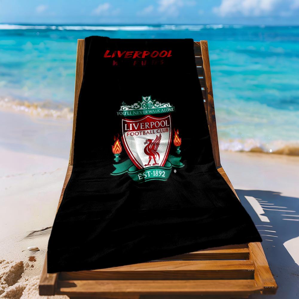 Liverpool Football Club Beach Towel Quickdry Soft Microfiber Comfortable Lightweight