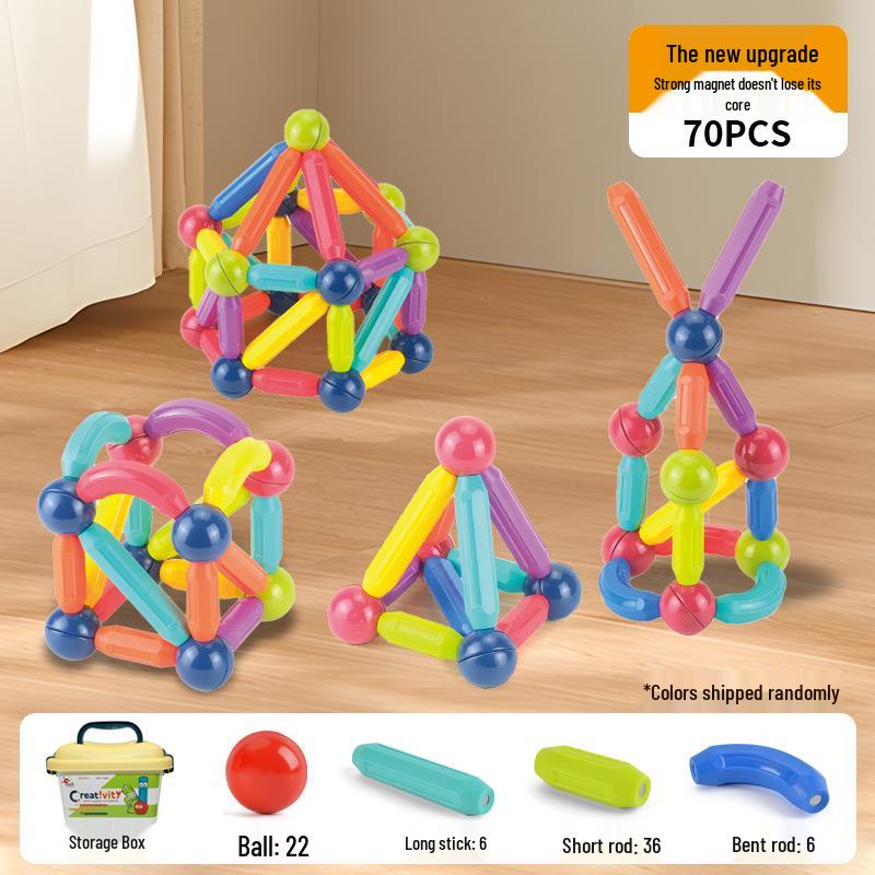 Wan Le Hui Magnetic Sticks: Children's Educational Building Blocks for Early Learning and Development
