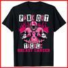 Розовая футболка с принтом 'Pink Out Tackle Breast Cancer Awareness USA Football Mom' из черного хлопка, унисекс