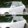 Для HONDA CIVIC EK9 TYPE R 1996-2001 ABS Накладка на боковое зеркало заднего вида автомобиля Колпачок крыла Внешняя отделка корпуса двери Клейкая наклейка