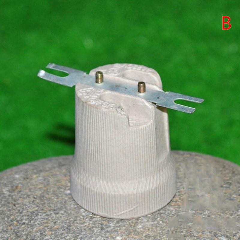 Lamp Base E27 Vintage Ceramic Edison Lamp Fittings Socket Lamp Base Holder Accessory Fixing Bracket Large Screw Cap