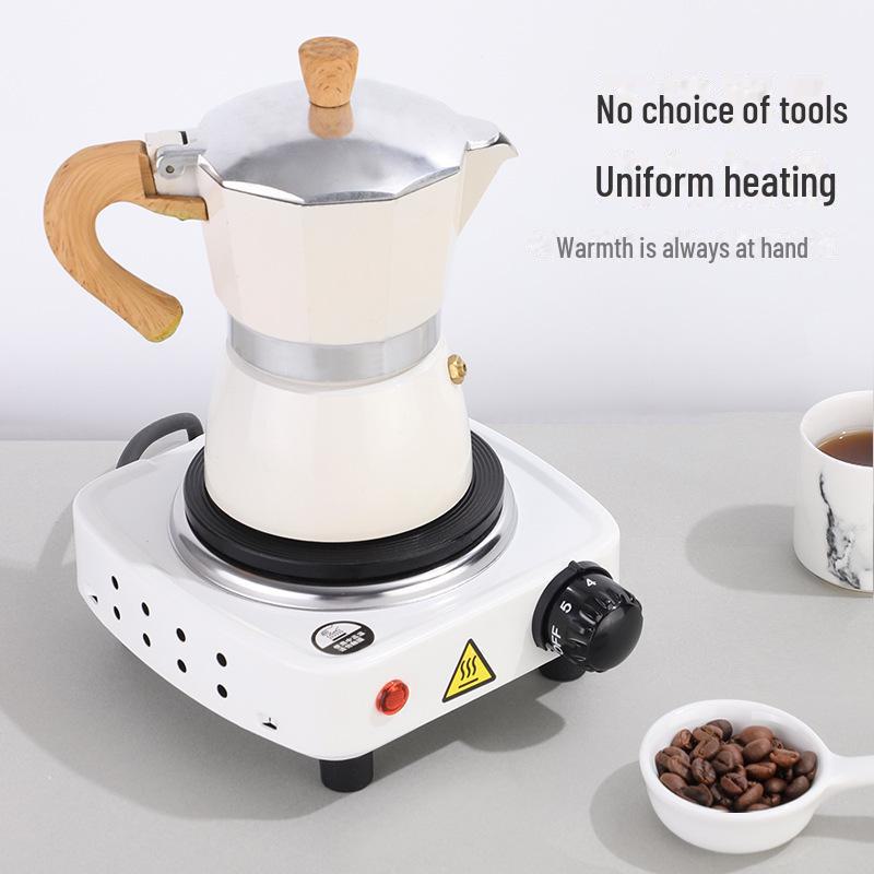 Электрическая керамическая гейзерная кофеварка и чайник - Мини электрическая плита