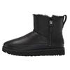 Classic Zip Mini Fleece Lined Snow Boots Women Boots Black 1116104-BLK