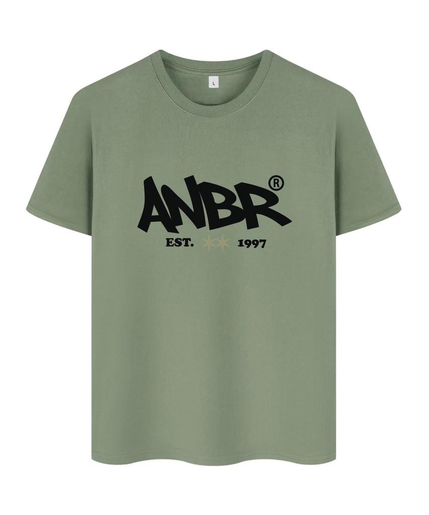 ANEWBROS Точка Звезда Свободная Короткий Рукав Футболка 10 Цветов [Anse_9603] (Тип)