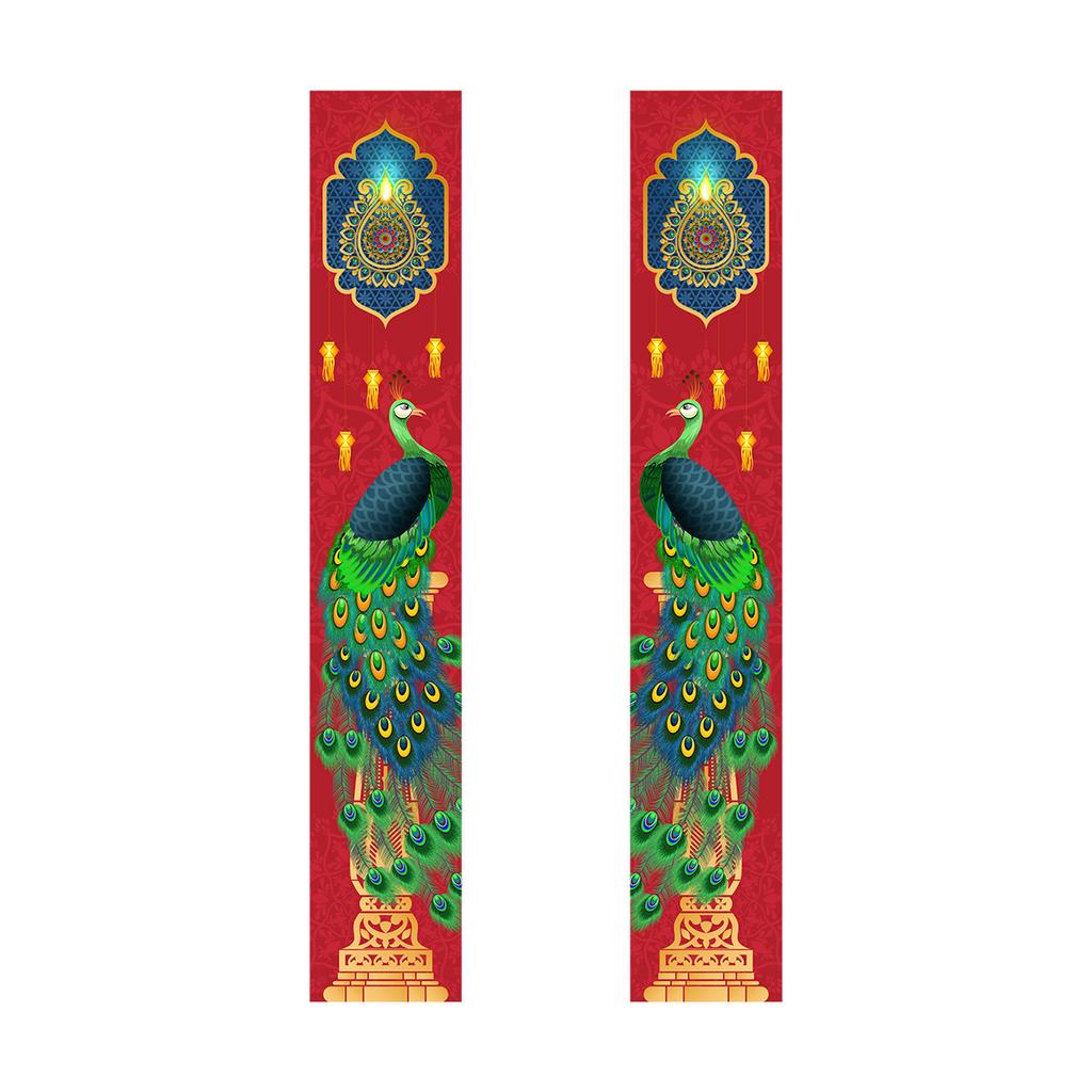 Украшение для вечеринки Дивали Куплеты Подвесные флажки Индийский Фестиваль Огней Украшение для вечеринки Дверные шторы