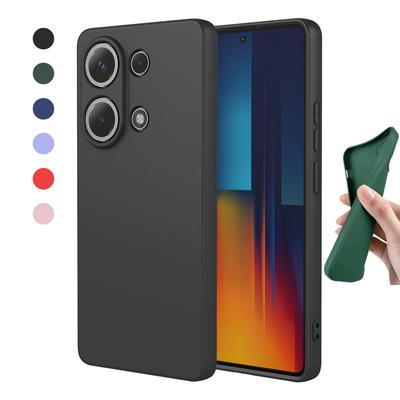 Гибкий жидкий силиконовый чехол для Xiaomi Poco F6 Pro M6 X6 C65 4G Защитный чехол-бампер Fundas Coque Shell Capa