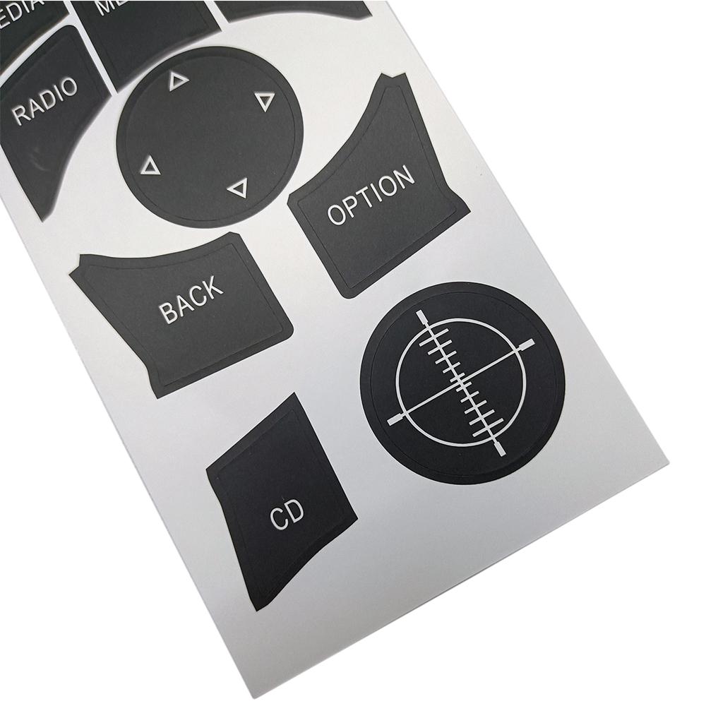 Для BMW 6 серии E63 E64 F12 F13 2007 2015 Автомобильный мультимедийный медиа CD Радио Меню Tel Map Кнопка переключения Ремкомплект наклейка