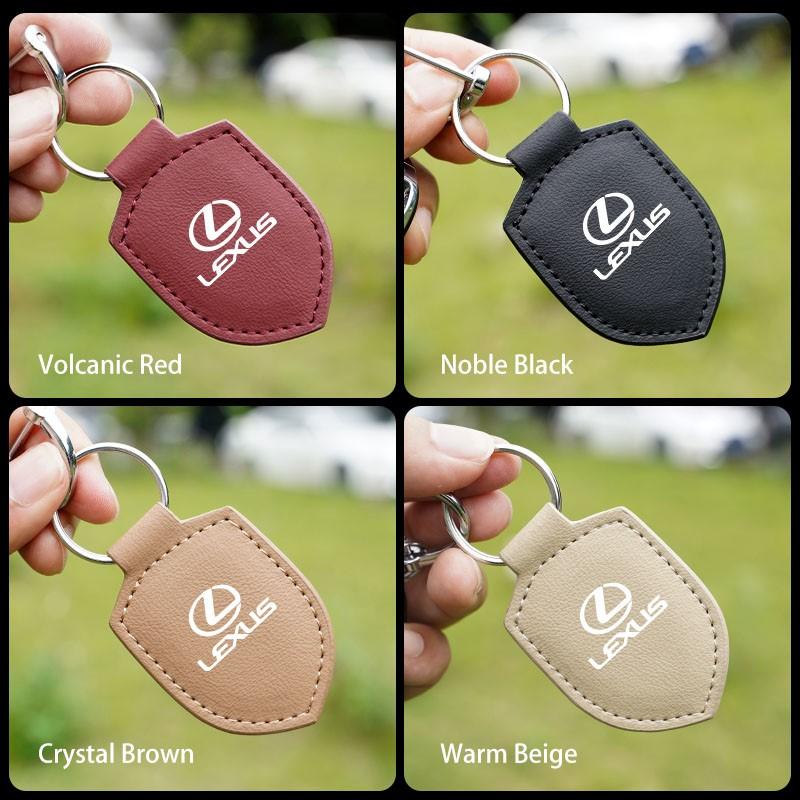 Fashion Car Keychain Rings Vintage Leather Zinc Alloy Key Chain For Lexus IS250 IS200 CT200h GS300 LS430 RX450h LX570 IS300 ES
