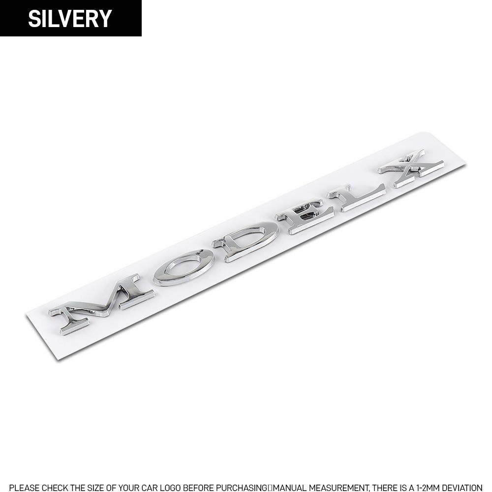 3D ABS Emblem Letters Car Rear Trunk Badge Sticker For Tesla Model Y Model S Model X SpaceX Bonina P85D Beast Roadster Juniper