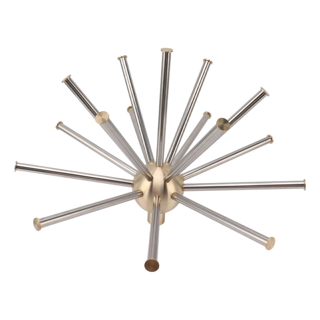 Fountain Nozzle Head Set G1 Inch Brass Stainless Steel Water Fountain Spray Head for Garden Pond