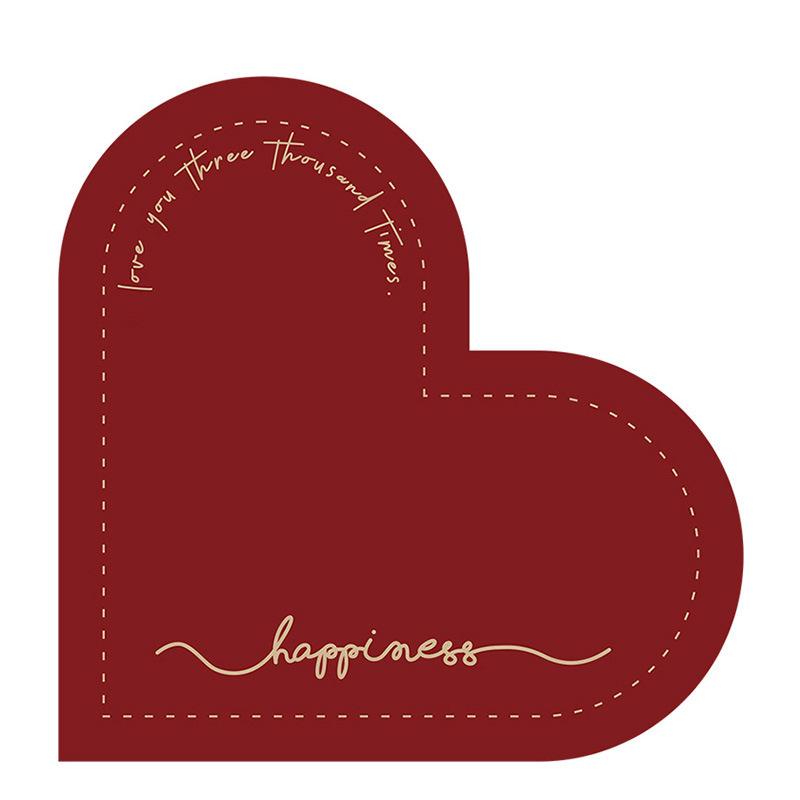 Красный водопоглощающий коврик из диатомовой грязи в форме сердца, праздничный коврик для ног в туалете, противоскользящий коврик для ванной комнаты в новом доме