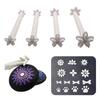4pcs Moon Pattern Art Stamp Pen Reusable Dot Painting Pen New Embossing Tool  for DIY Graffiti