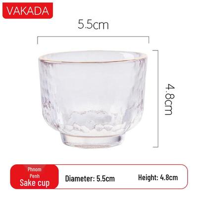 Коллекция стаканов для саке и байцзю из боросиликатного стекла VAKADA