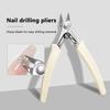 Manicure Nail Pliers For  Gems Removal Soft Wire Cutter Nail Unloading Nippers Chain Scissors Nail Art Tool