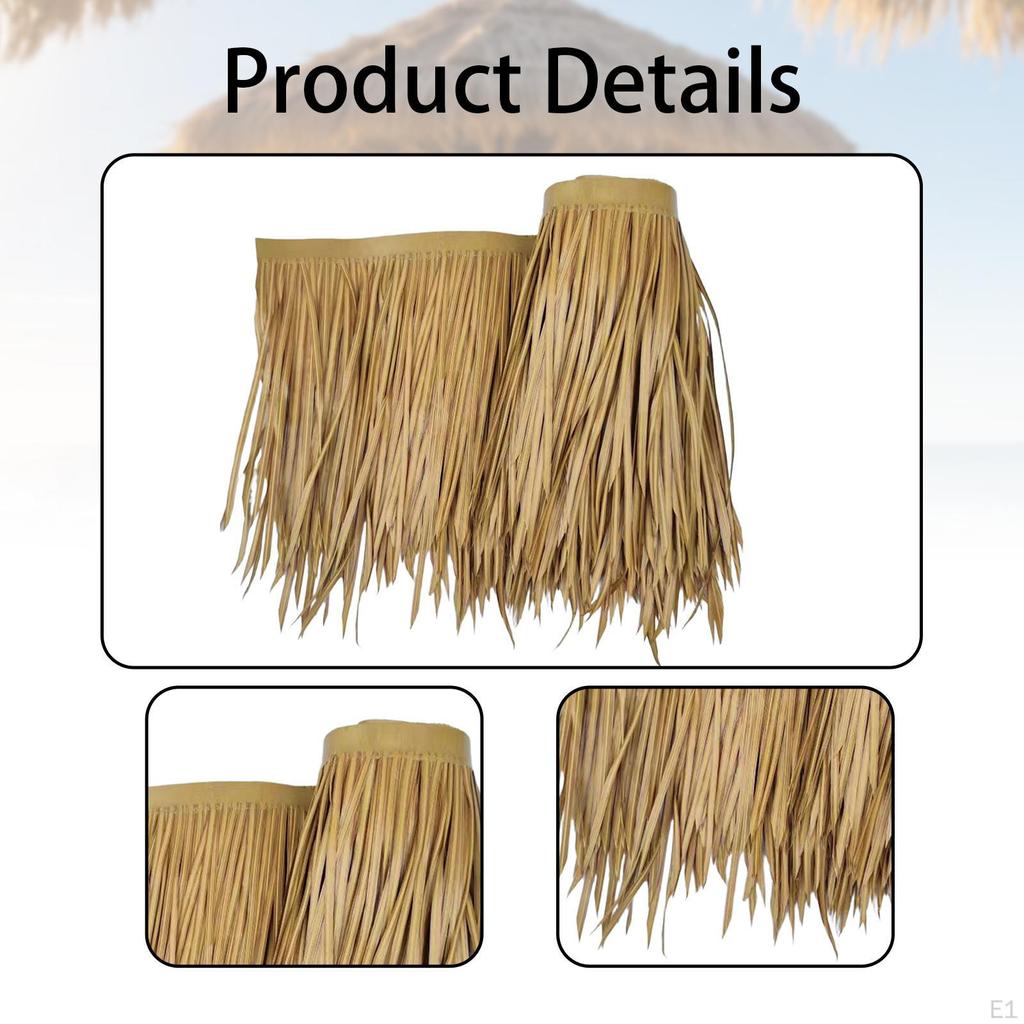 And Decorative Artificial Thatch Roof Accessory for Thatched Cottages, Grass Skirt Bar, Cabins,