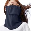 YAKENU UV CUT MASK Sun Protection Face YAKENU Standard and Loop Cover, (Hook Type) (Navy)