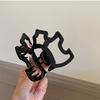 Hollow Out Animal Hair Claw Colorful Dog Hair Clip Creative   Female