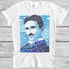 Футболка Никола Тесла 993 Крутая Арт Подарок Футболка