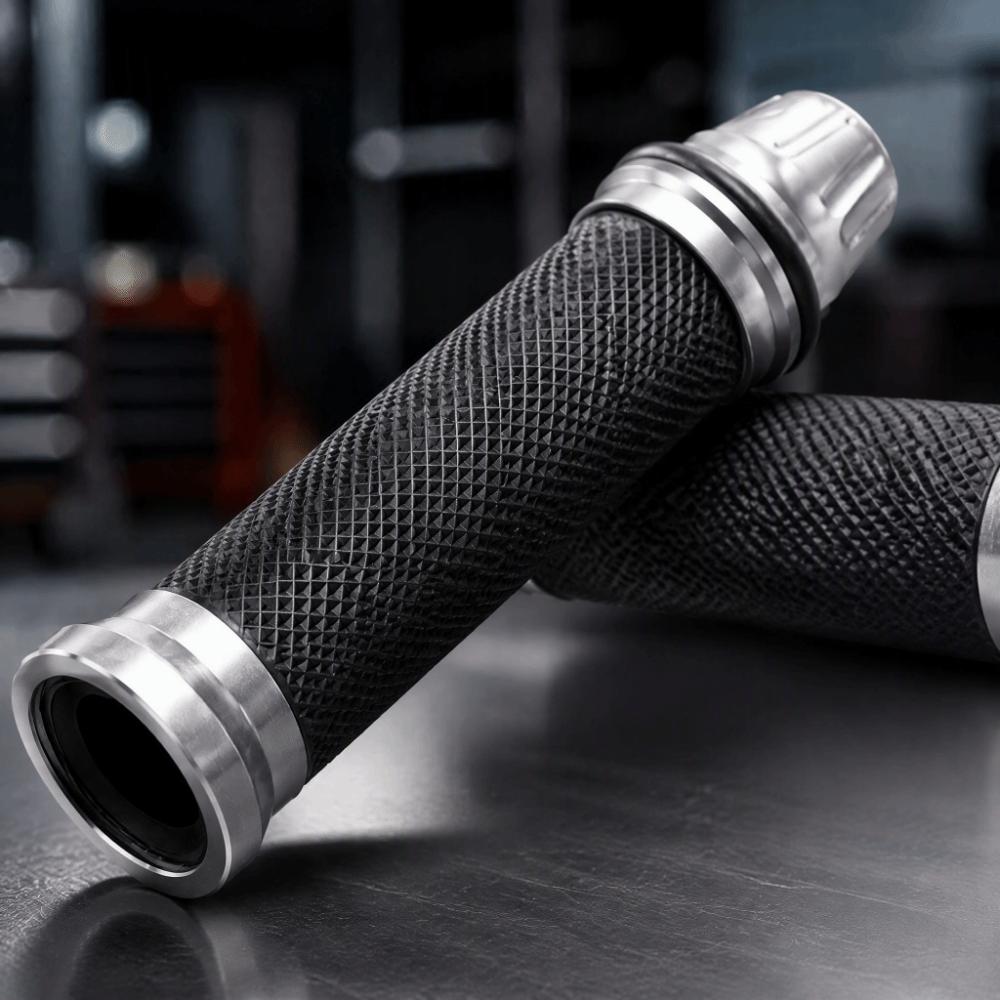 2PCS 7/8" 22mm Diameter Motorcycle Handlebar Grips Rubber Handlebar Grips For Motorcycle