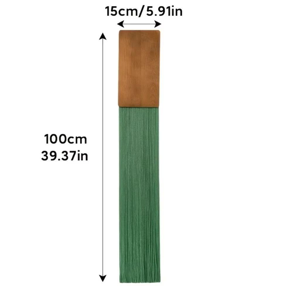 Vertical Wall Hanging Wooden Top Tassel Macrame Wall Decoration Fashion Woven Tapestry Home Decor