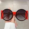 Fashion Irregular Gradient Shades Women Ins Brand Design Sunglasses Multi Color Decor Outdoor Sun Glasses for Ladies