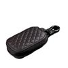 Car Keychain Covers Men Key Holder Genuine Leather Car Key Wallets Housekeeper Keys Organizer Zipper Case Bag Pouch