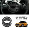 Наклейки на руль для Mini Cooper Аксессуары R55 R56 R Series 3D Carbon Fibre Car Interior