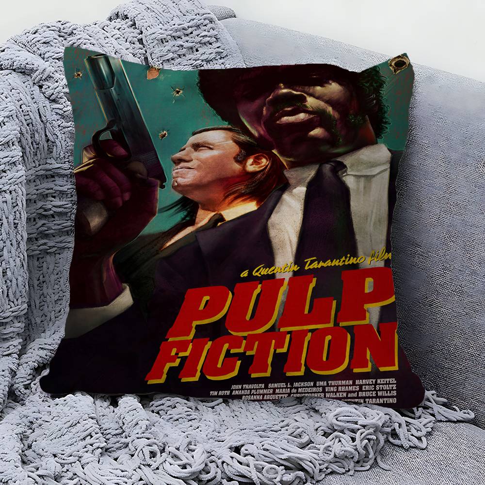 Classic Movie Pulp Fiction Personalized Pillow Cover Kids Bedroom Wild Party Decor Pillowcase kid Birthday shower Gift