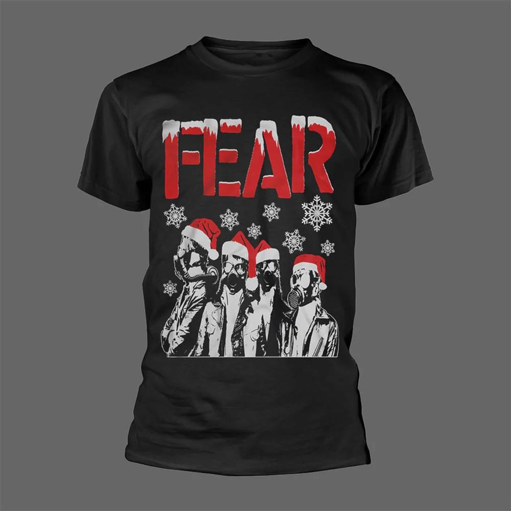НОВЫЙ Fear Band С Рождеством Подарок Для Фанатов Футболка Хлопок Черный S-5XL TT587 Унисекс Футболка Графическая Футболка