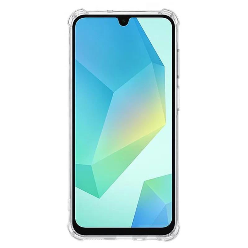Для Samsung Galaxy A17 Чехол из ТПУ WANLONFENG Серия WL3 Толщина 1,5 мм Защитная Крышка для Телефона с Пленкой из Закаленного Стекла