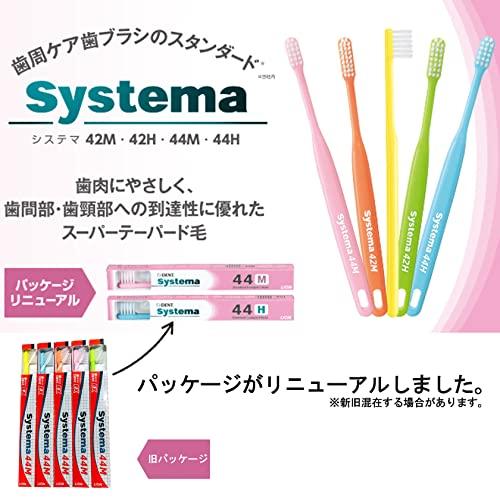 Lion DENT . Systema Toothbrush 10 pieces 44H (Compact Hard) Made Japan