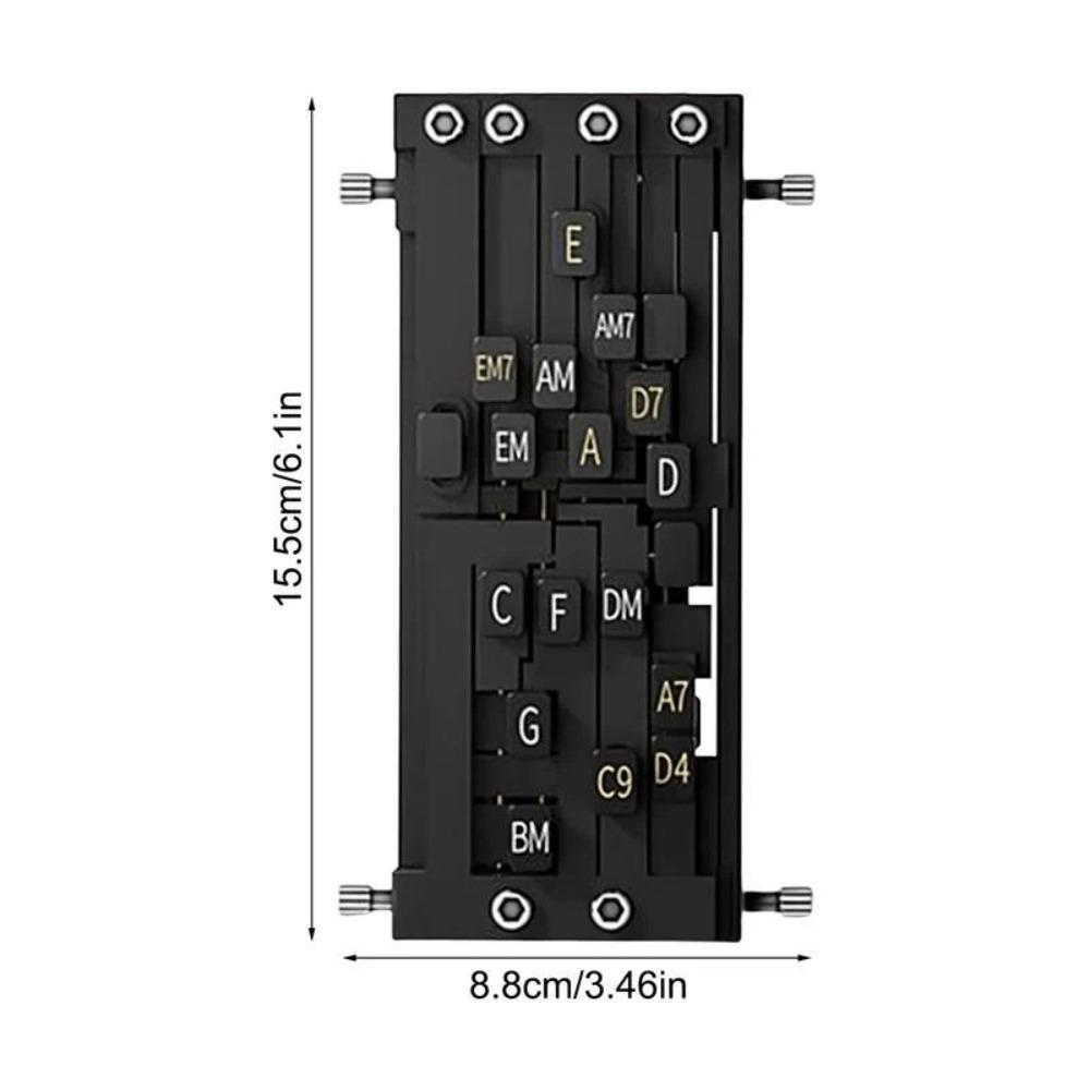 Тренажер аккордов для гитары с одной кнопкой, Система обучения аккордам, Инструмент для тренировки пальцев гитары, Тренажер для гитары
