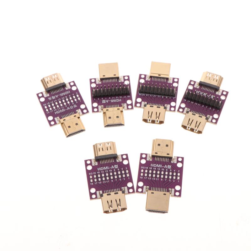 Тестовая плата-адаптер HDMI (папа-мама / мама-мама / папа-папа) с платой PCB, модуль платы преобразования