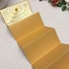 3D Pop-Up Поздравительная открытка Красный конверт на День Рождения Складная 6 слотов для карт Музыкальная световая поздравительная открытка Обложка с золотым тиснением