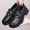 Spring New Top Layer Cowhide British Style Small Leather Shoes Women's All-match Loafers Women's Flat Shoes