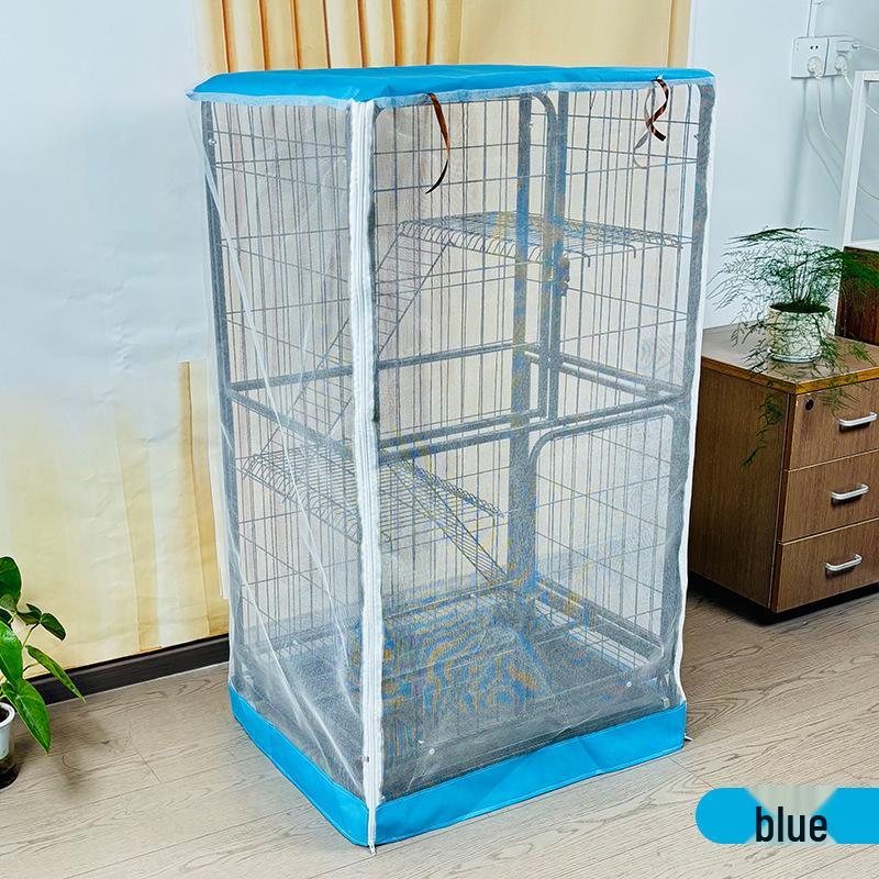 Двухслойный сетчатый чехол для клетки кошки: Защита от комаров, дождя, ветра и солнца