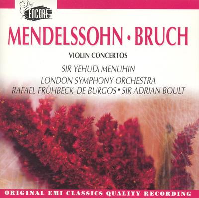 CD МЕНДЕЛЬСОН, МЕНУХИН, БОУЛТ; LSO - Концерт для скрипки 1 CDE7677672 EMI Classics 1993 США Классика Б/у
