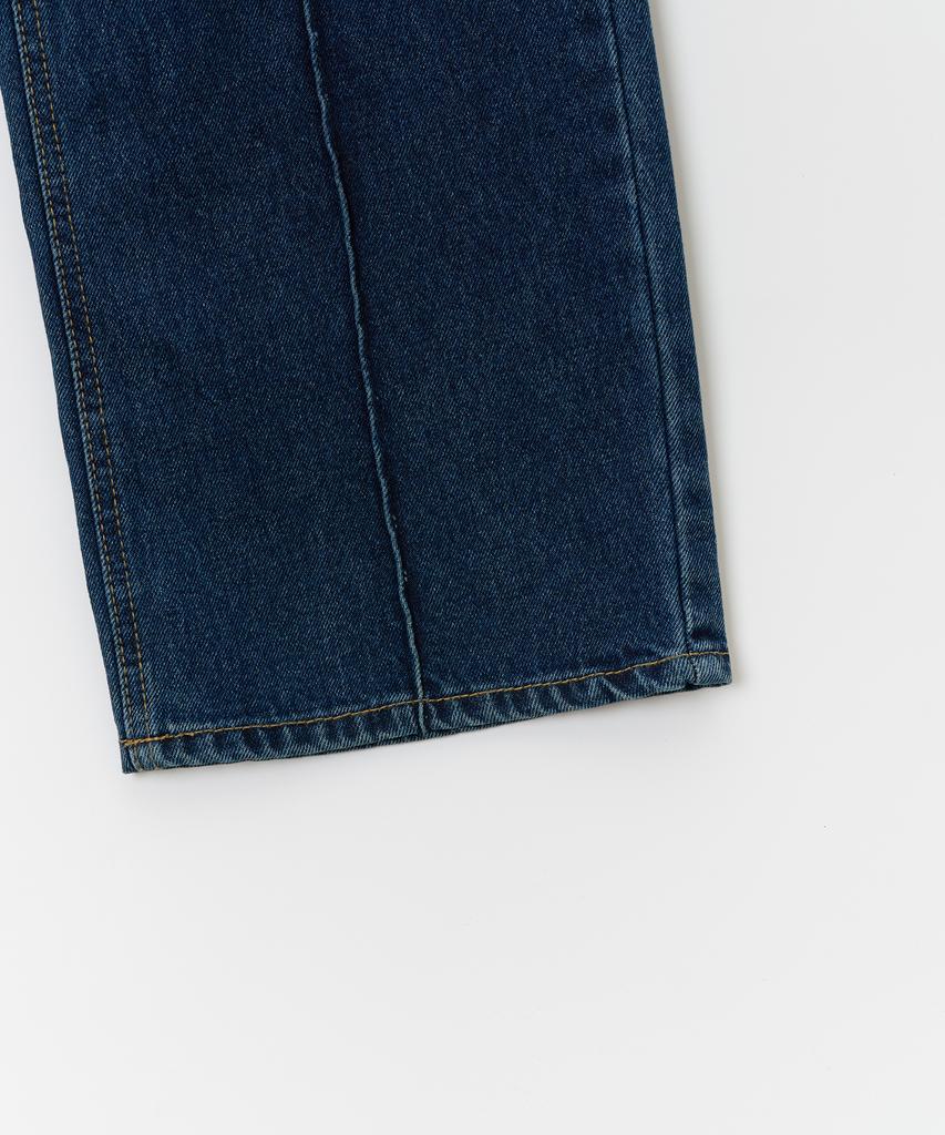 JBYRARA Pintuck Detail Straight Fit Denim Pants_Indigo