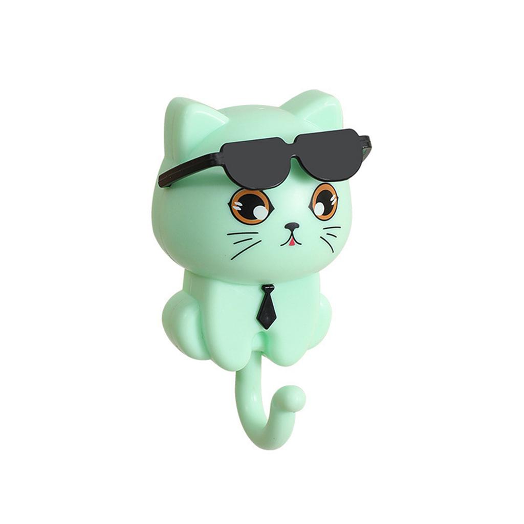Cartoon Cat Key Hook Strong Adhesive Wall Hooks for Home Decoration