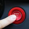 Car Ignition Engine Start Stop Switch Button Ring Trim Sticker For Land Rover Discovery Sport LR5 Range Rover Sport Vogue Evoque