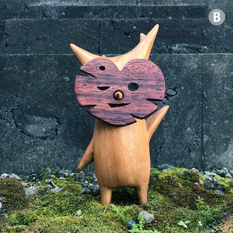 1 pcs Wood Statue Decoration Resin handwork Statue Koroks Family Game Lovers Zelda Breath of The Wild