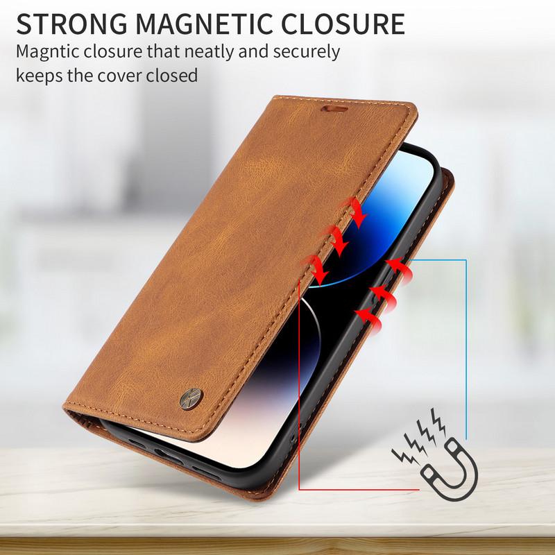 Для Xiaomi Poco F8 Pro 5G Магнитный кожаный чехол-кошелек Для Poco F7 Ultra X7 M7 X6 F6 X5 F5 X4 M4 Pro X3 NFC C85 C75 C65 X 7 Etui