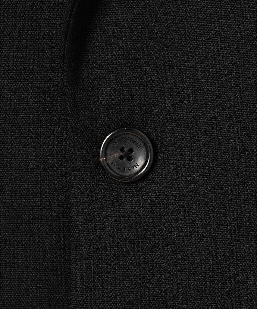 NONBLANK [Set Up] Wool Blend Canvas Loose Fit Setup_Black